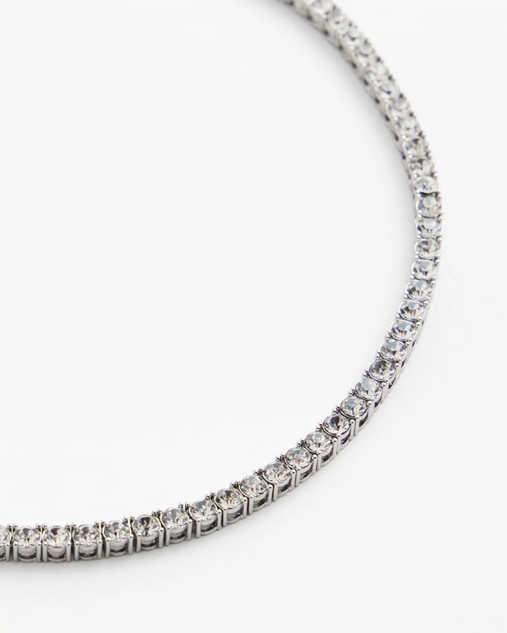 Silver Tennis Necklace | Chico's